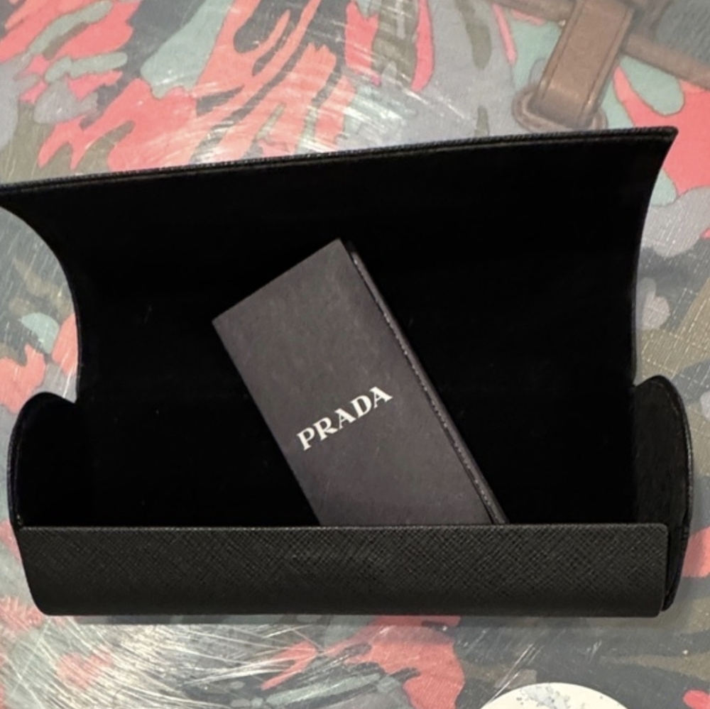 Prada Magnetic Glasses Case, Black